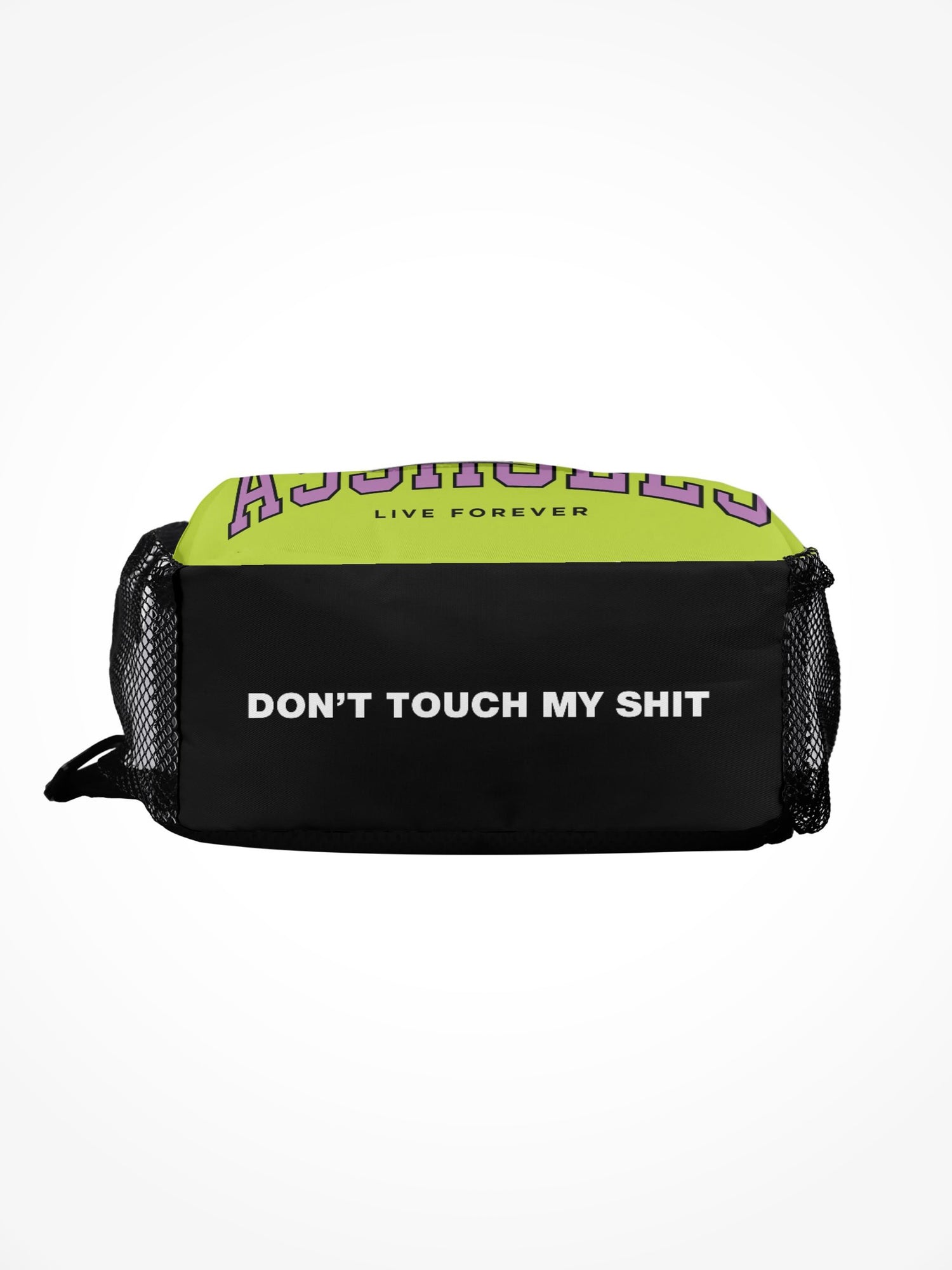All-Over-Print Chest Crossbody Bag - Assholes College Lime