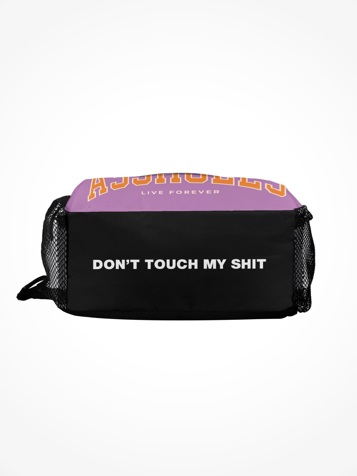 All-Over-Print Chest Crossbody Bag - Assholes College Purple