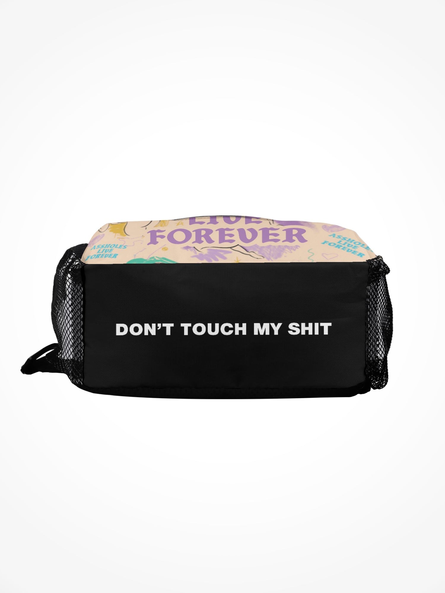 All-Over-Print Chest Crossbody Bag - ALF Nude