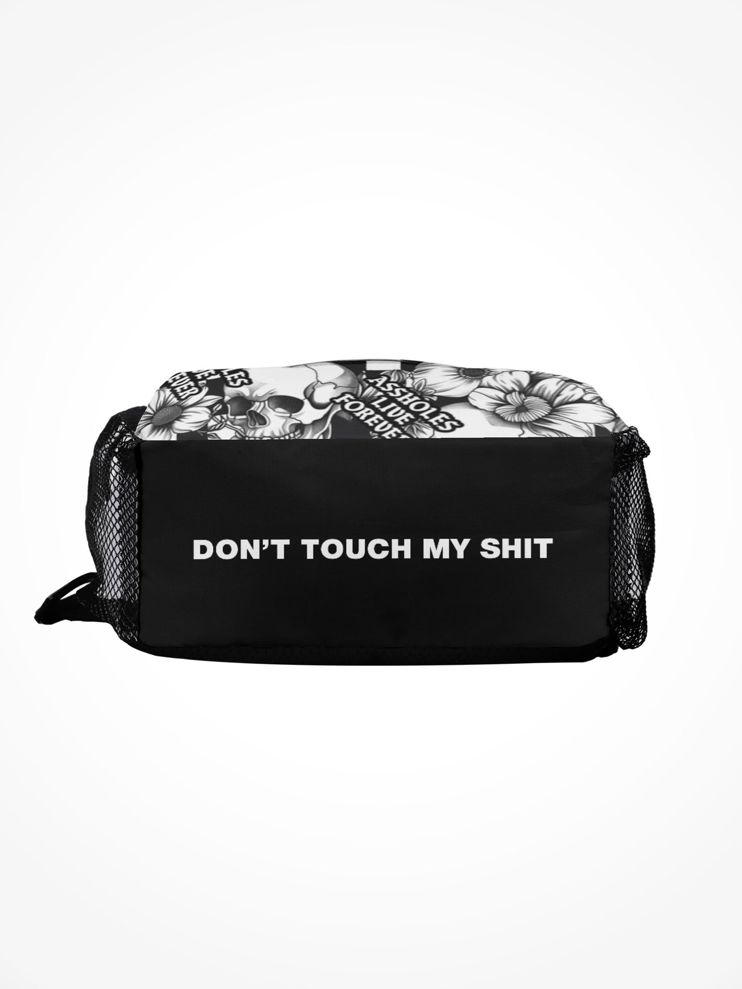 All-Over-Print Chest Crossbody Bag - ALF Checkered Skull
