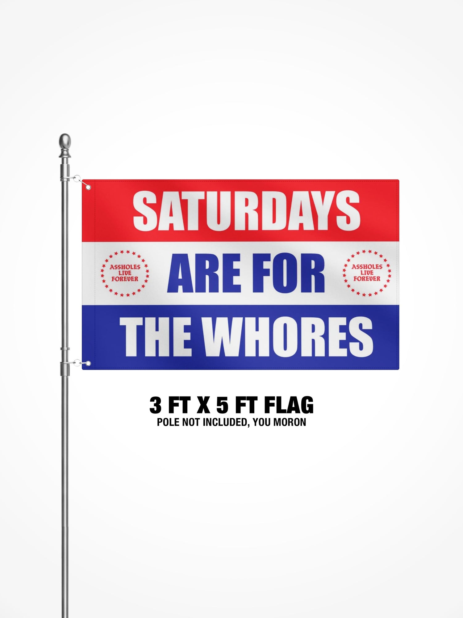 Saturdays Are For The Whores - Flag