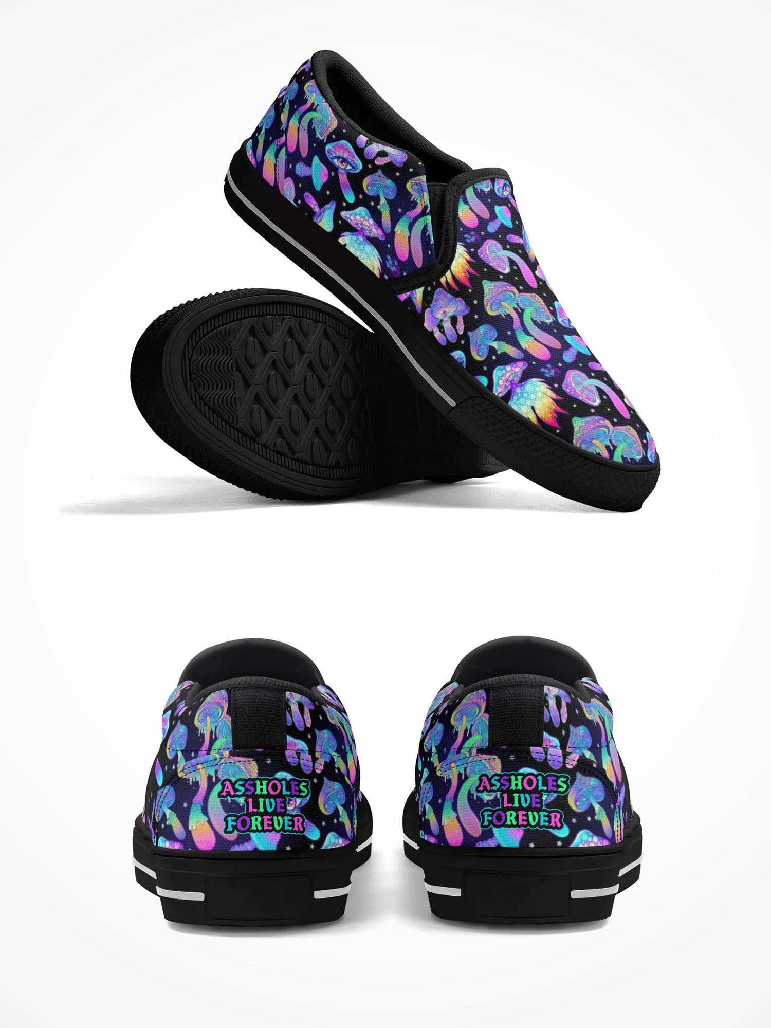 Mens Rubber Slip On Shoes - ALF OG Mushroom