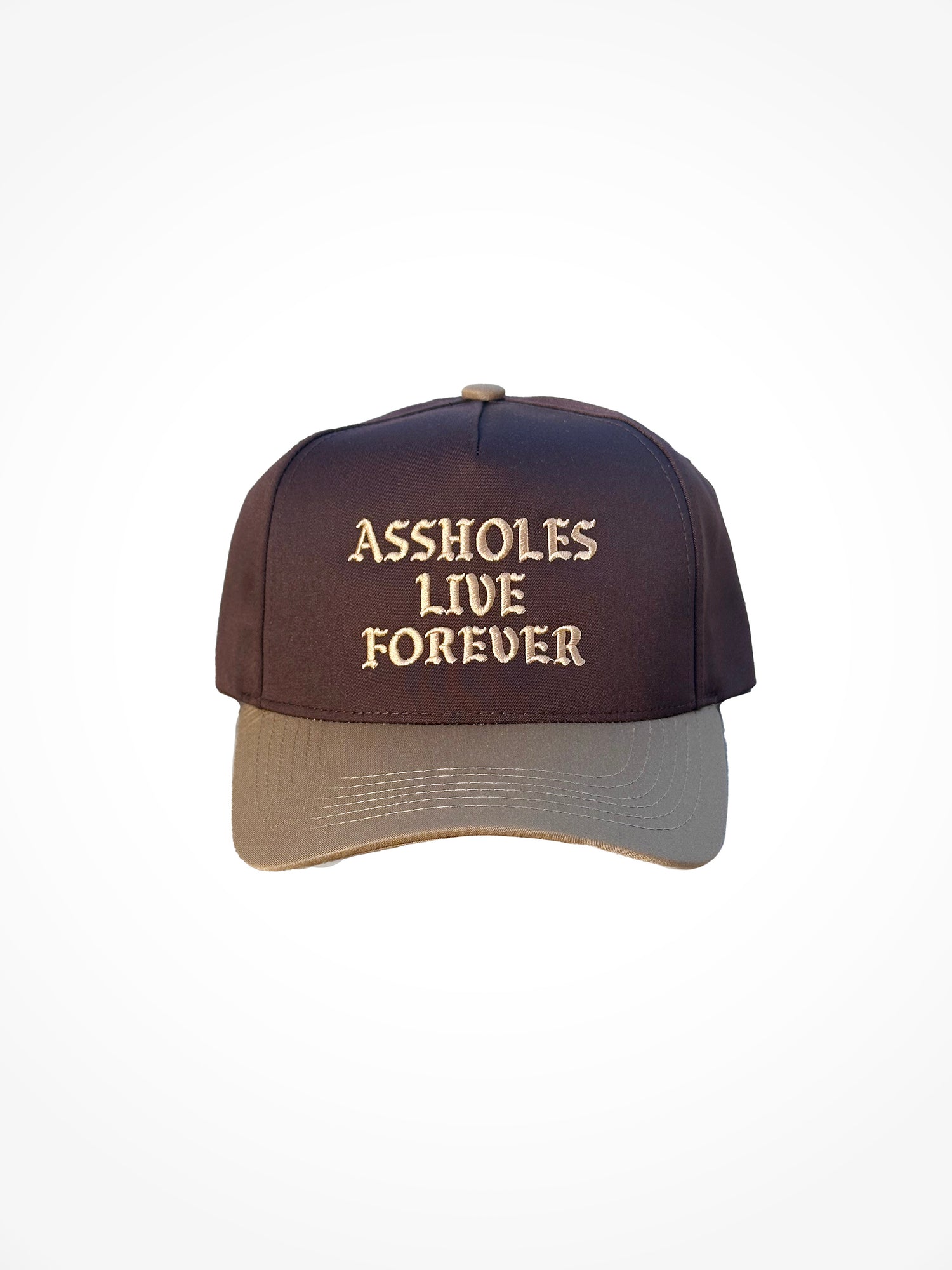 ALF 5 Panel Snapback Two Tone - Brown/Tan