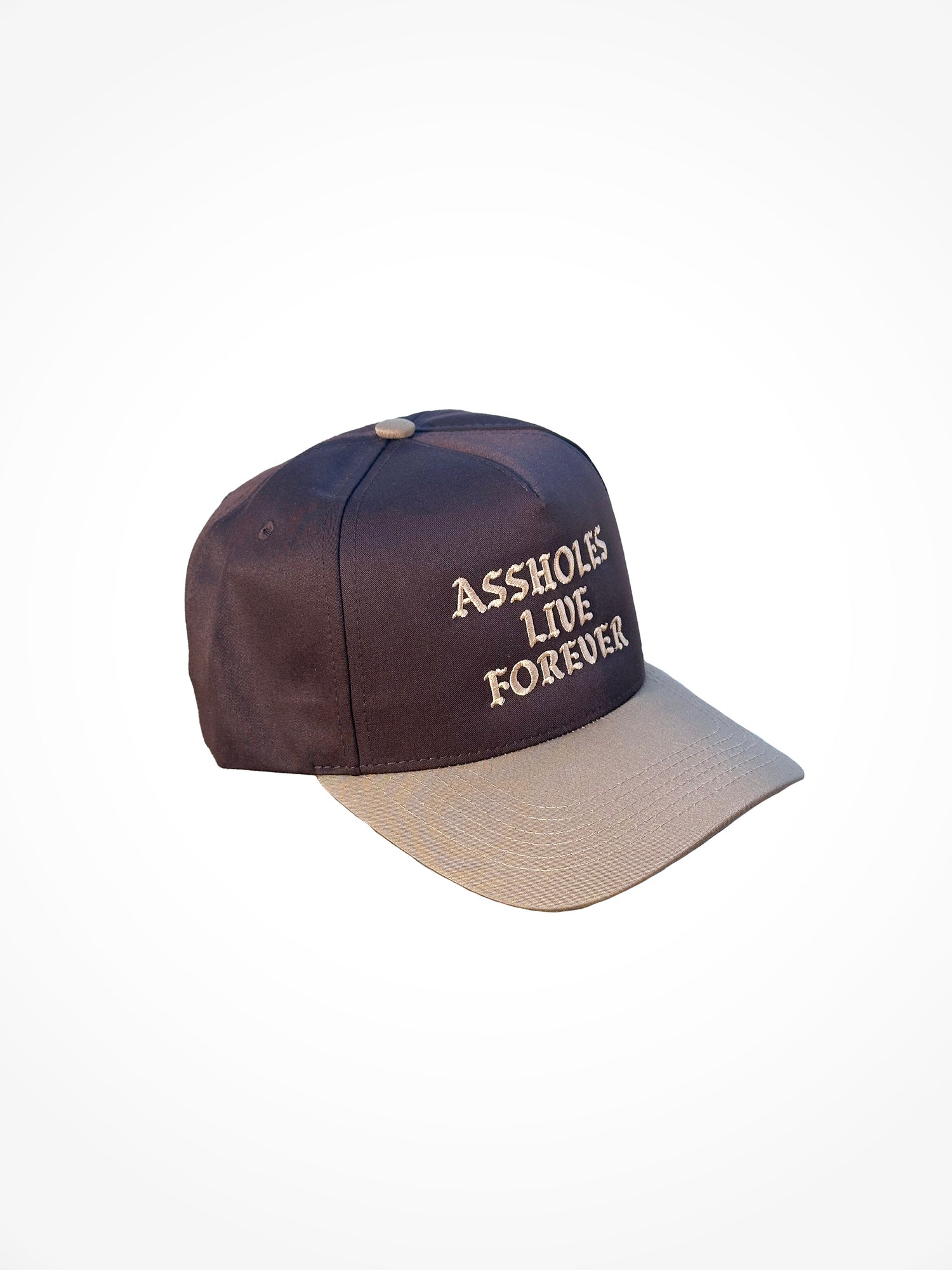 ALF 5 Panel Snapback Two Tone - Brown/Tan