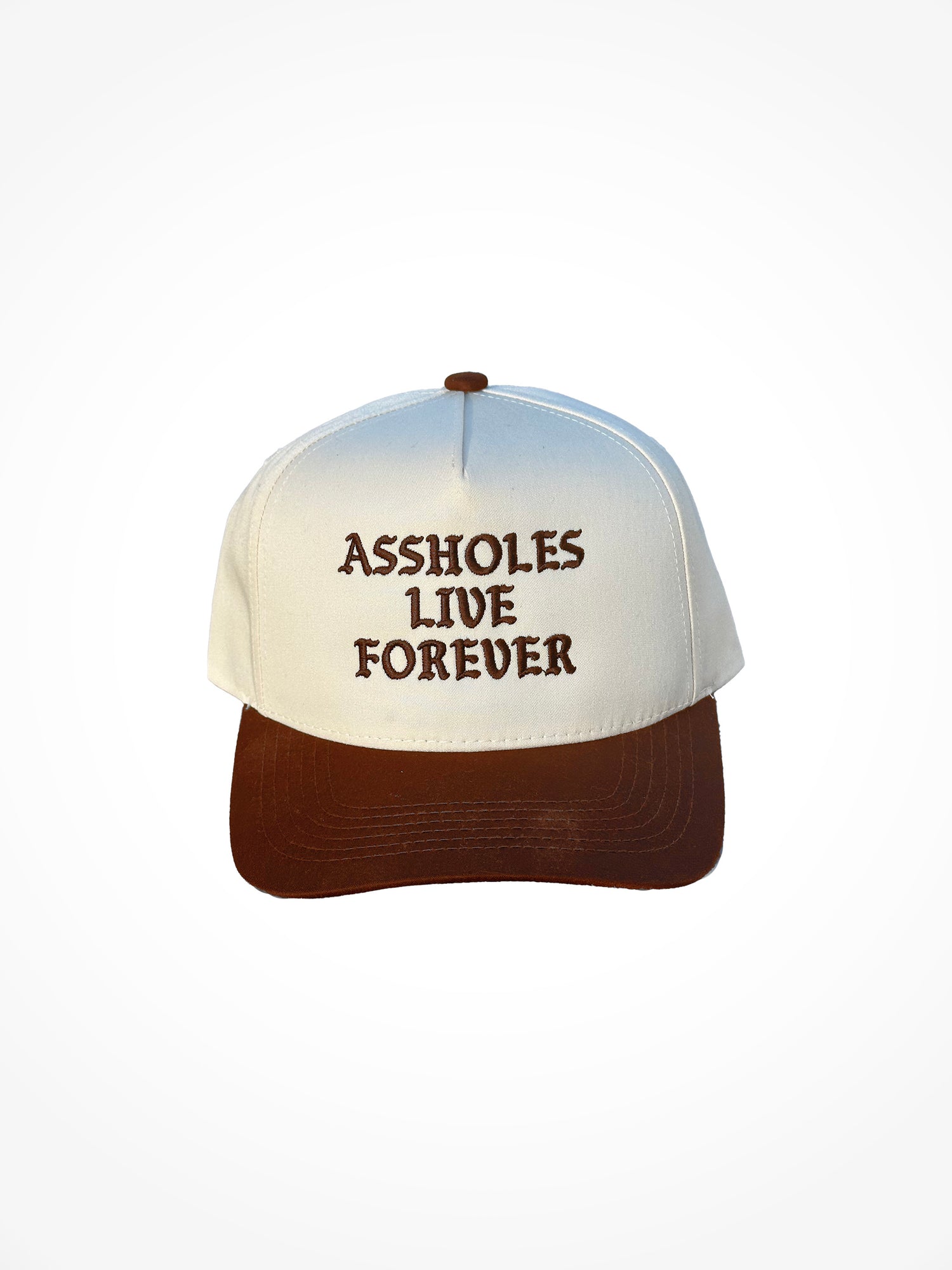 ALF 5 Panel Snapback Two Tone - Natural/Brown