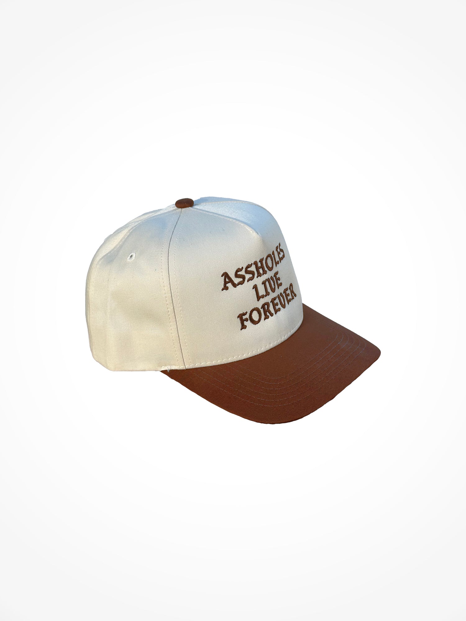 ALF 5 Panel Snapback Two Tone - Natural/Brown