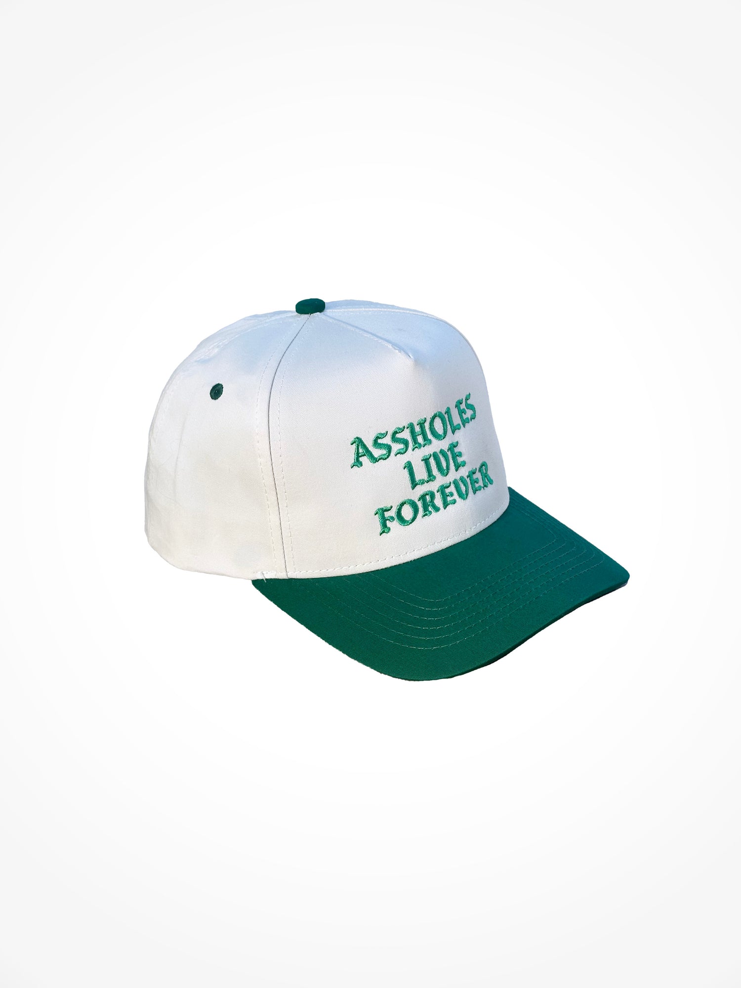 ALF 5 Panel Snapback Two Tone - Natural/Kelly