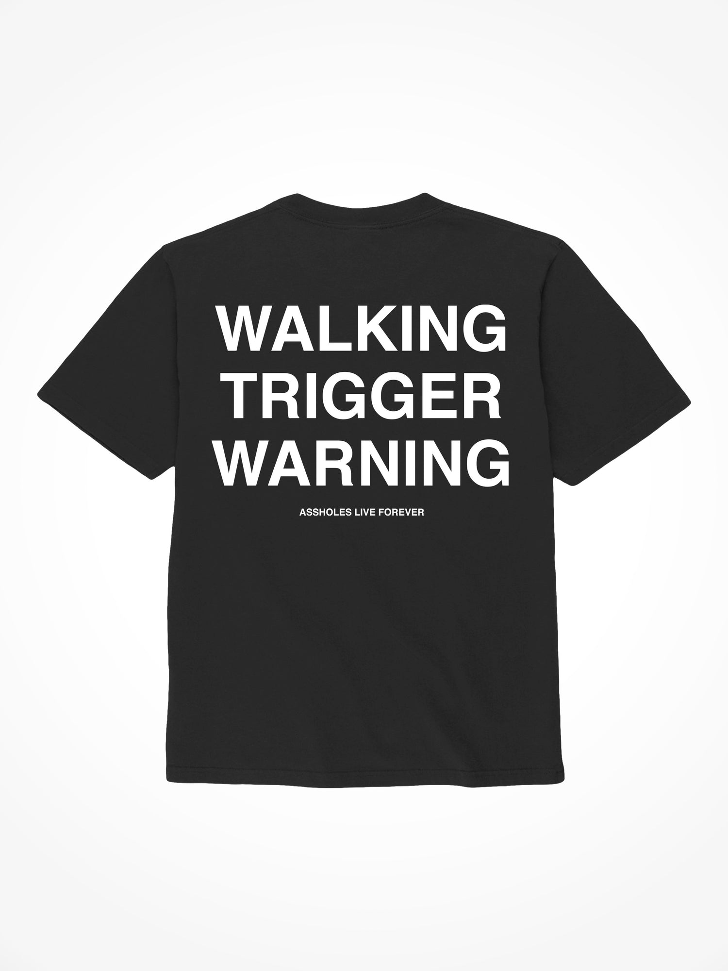 Walking Trigger Warning - Black T-Shirt