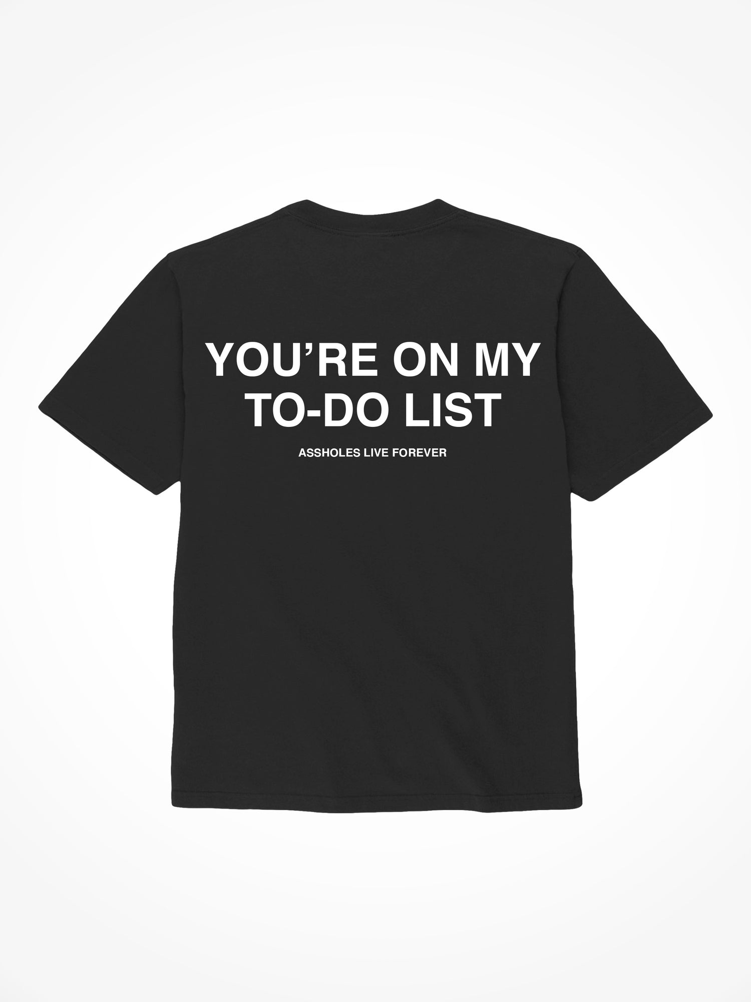 To Do List - Black T-Shirt