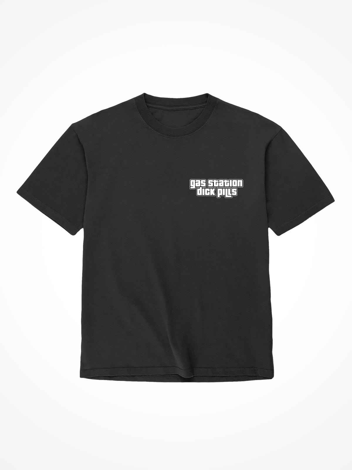 Gas Station Dick Pills - Black T-Shirt