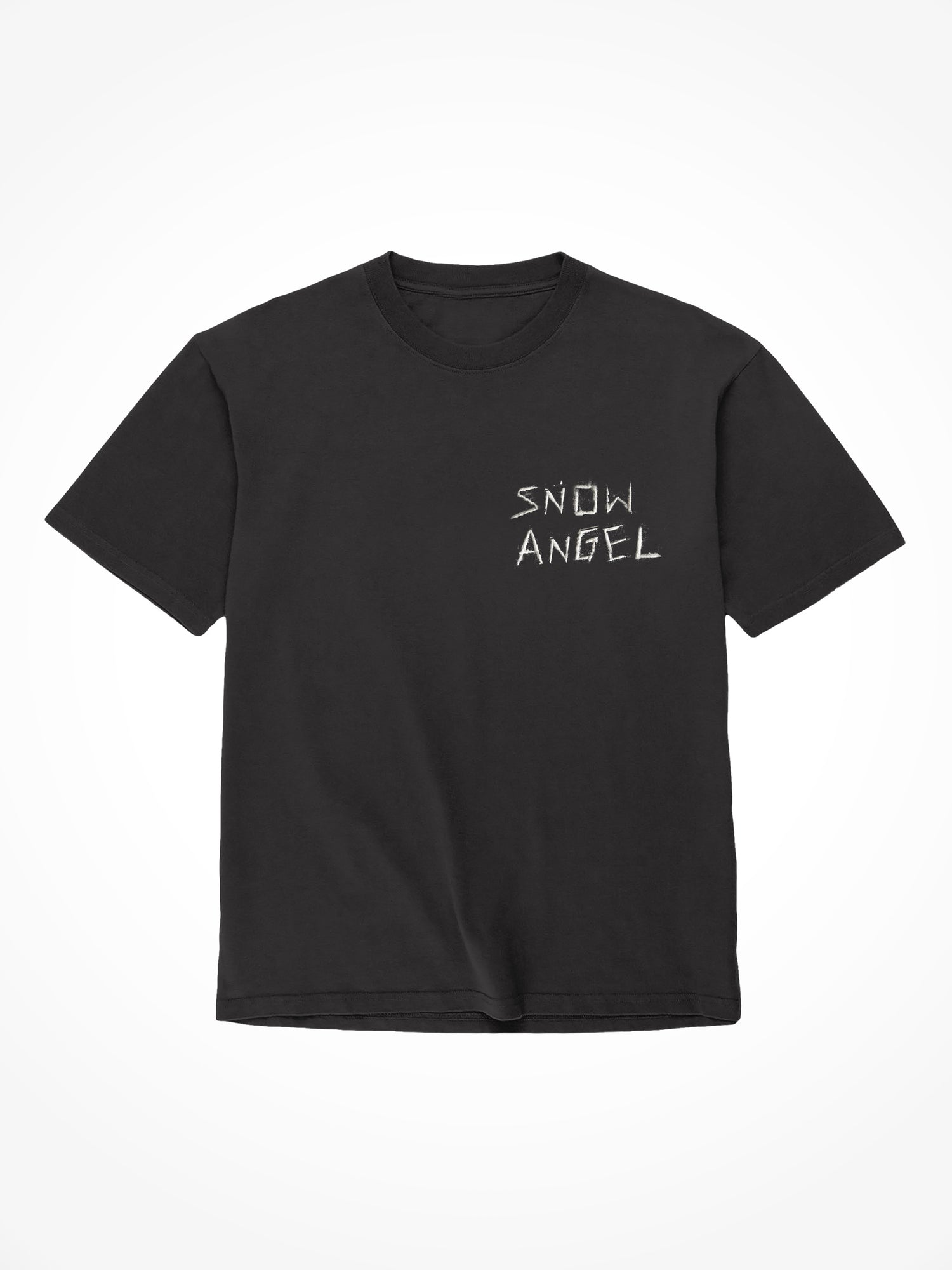 Snow Angel - Black T-Shirt